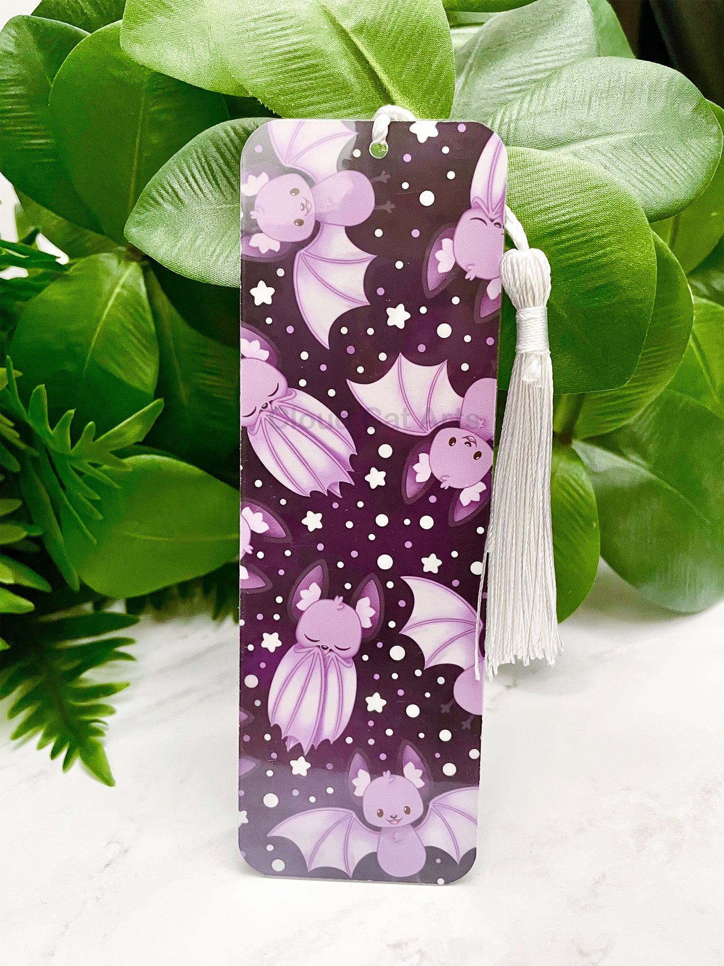 Bitty Bats - Cute Halloween - Handmade Laminated Bookmark
