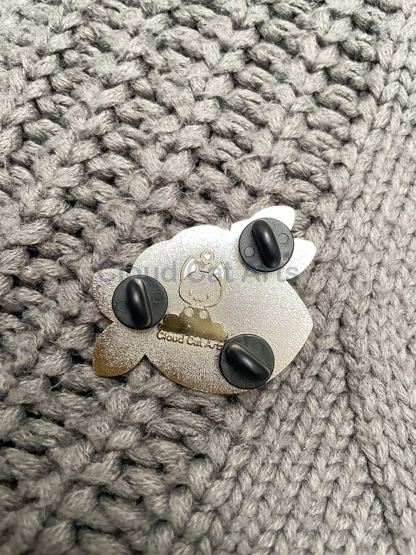 Goldfish Kitty - Orange Cat - Hard Enamel Pin