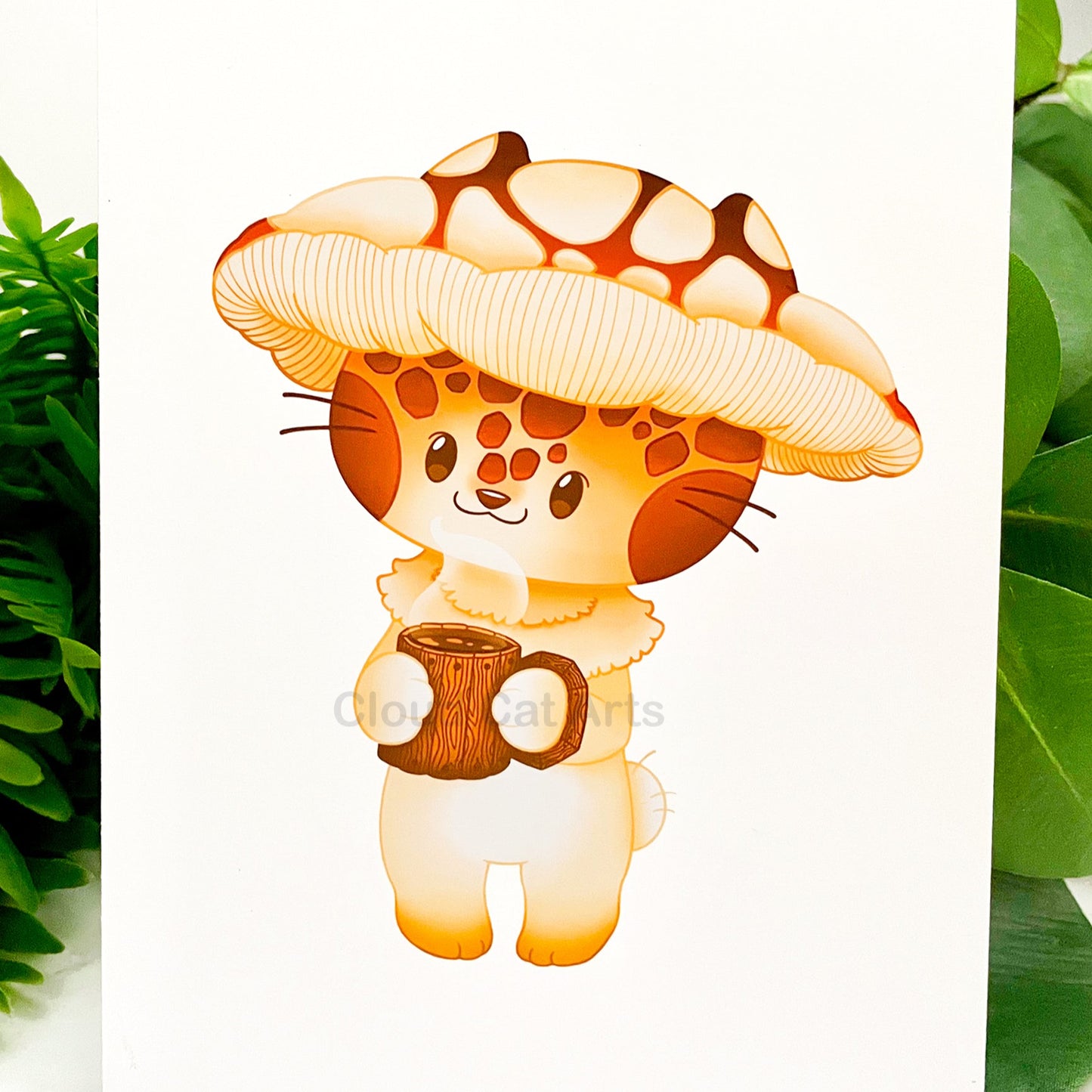 Mashiru's Morning - 5x7/8x10 Art Print - Handmade