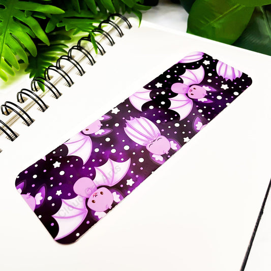 Bitty Bats - Cute Halloween - Handmade Laminated Bookmark