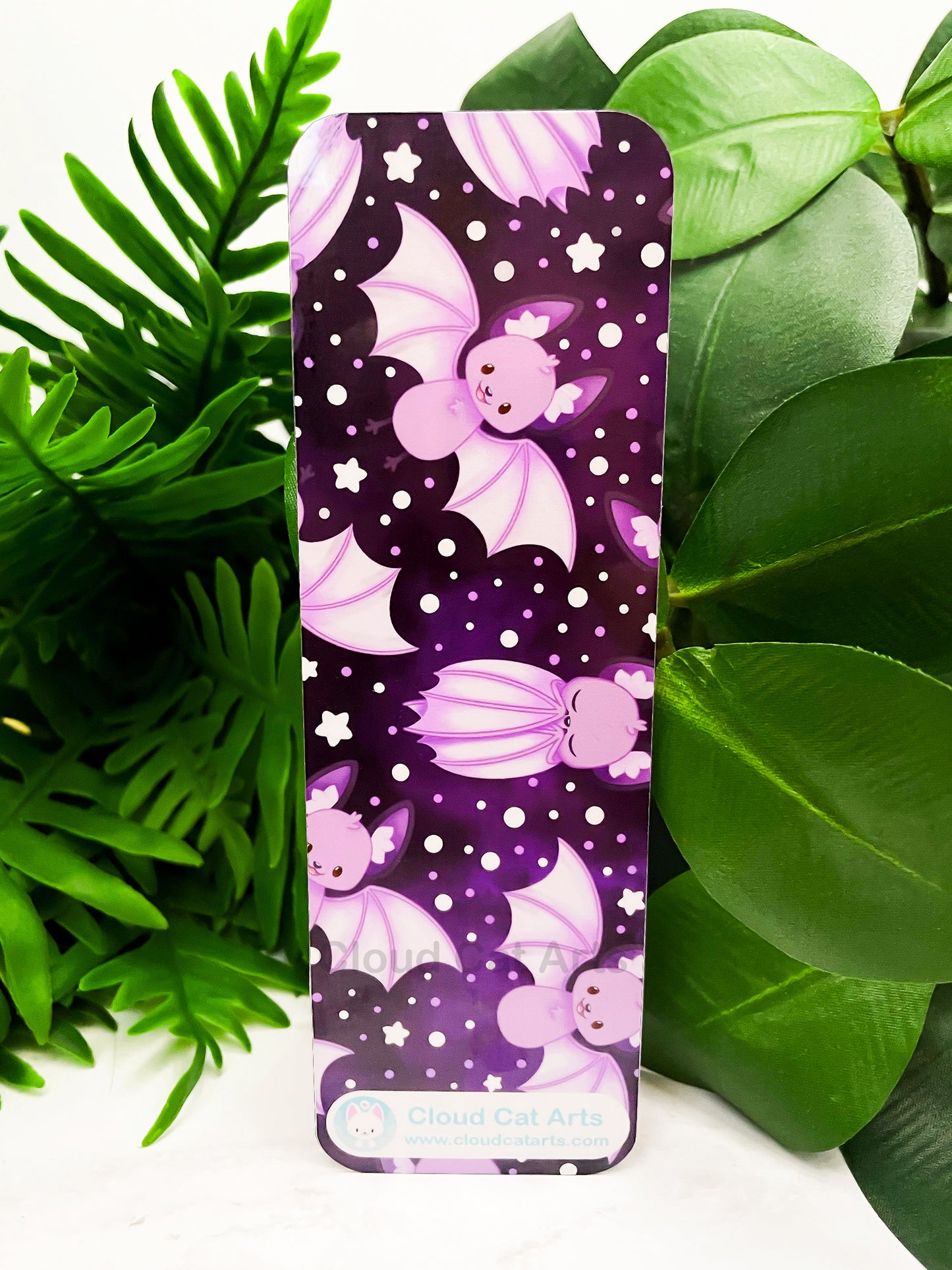 Bitty Bats - Cute Halloween - Handmade Laminated Bookmark