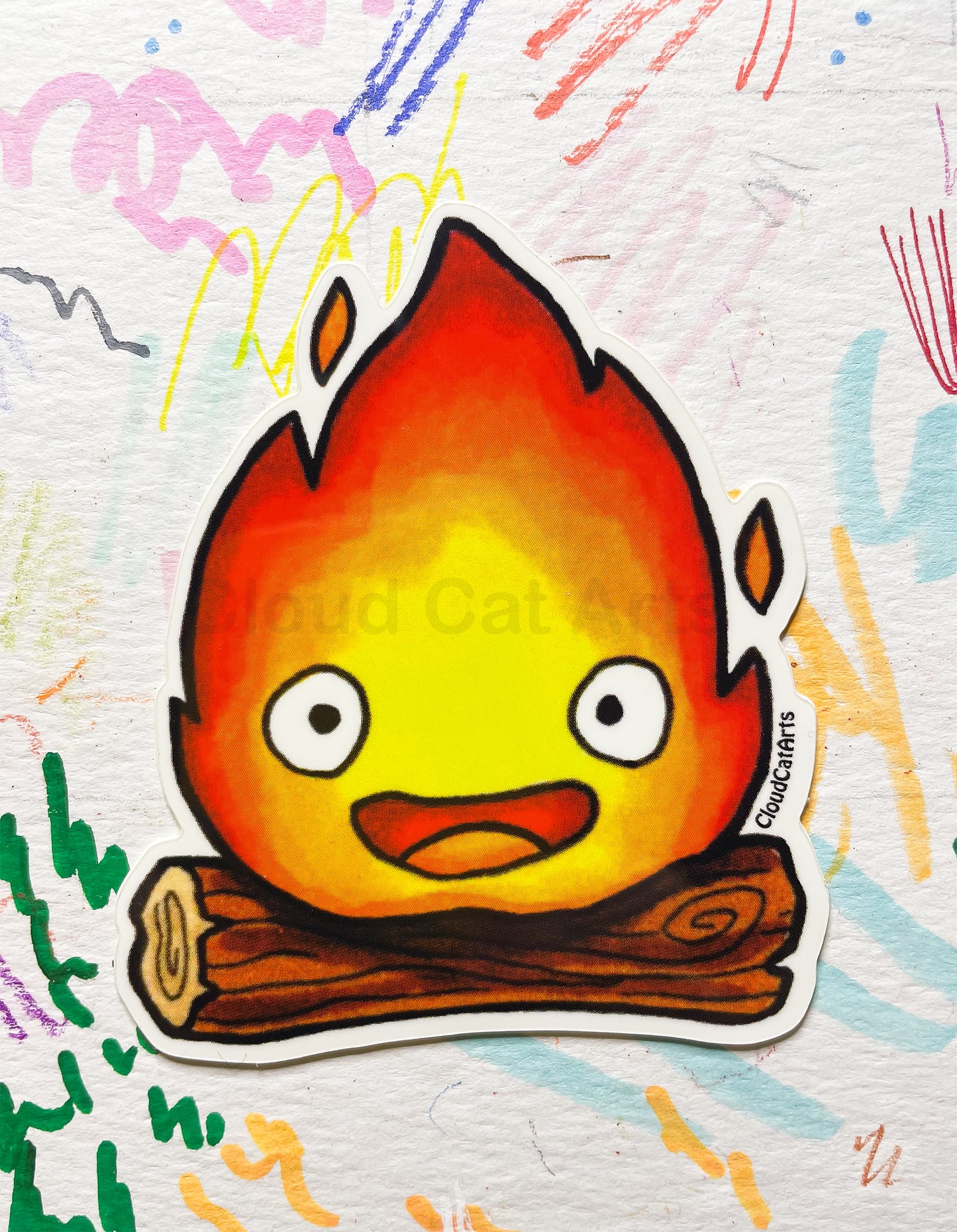 I Like Your Spark - Calcifer Fire - Vinyl Sticker