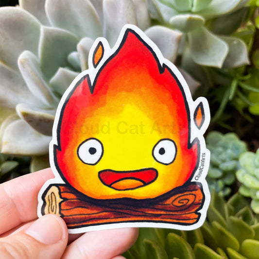 I Like Your Spark - Calcifer Fire - Vinyl Sticker