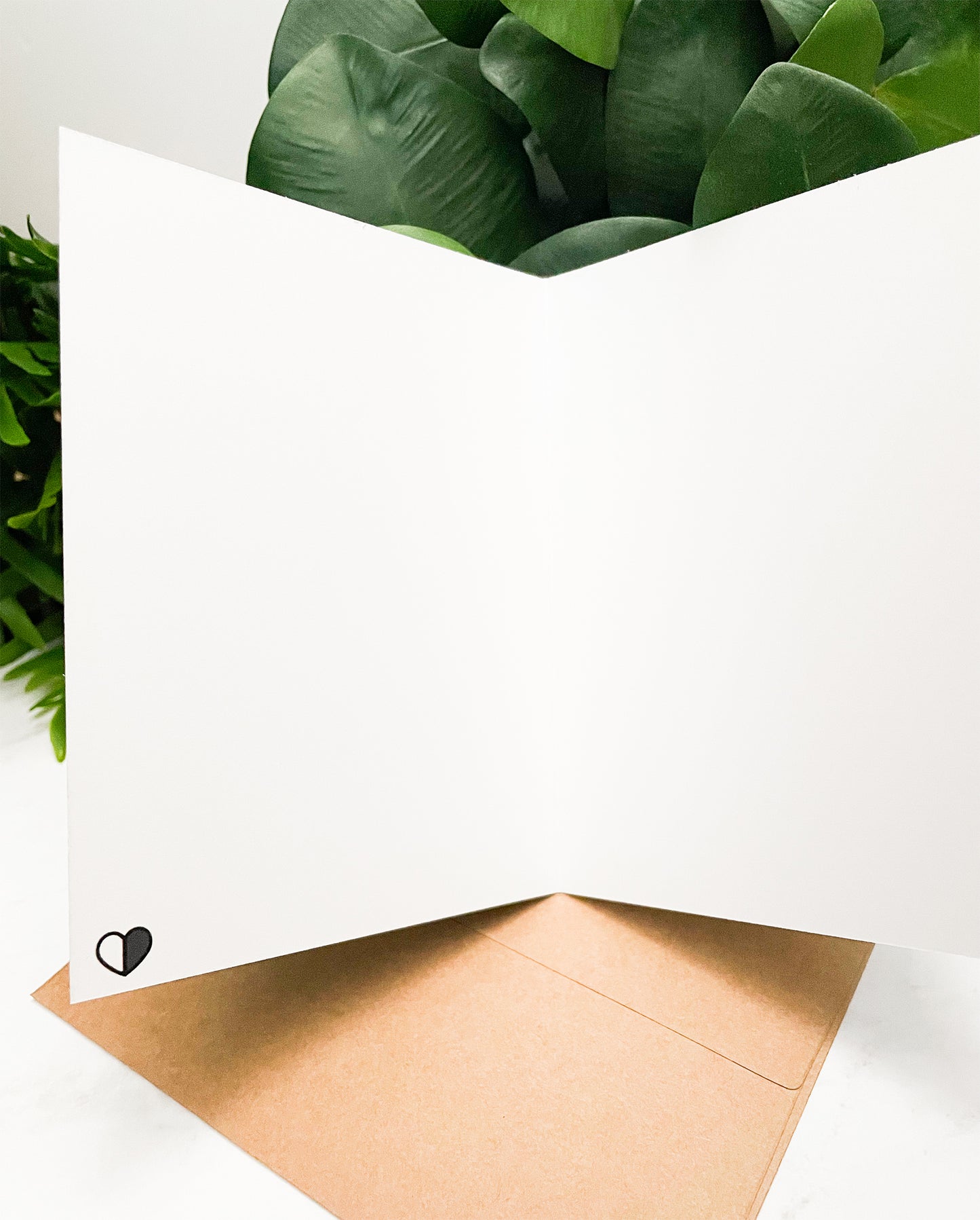 Cuddle Cats - Black and White Minimalist Greeting Card