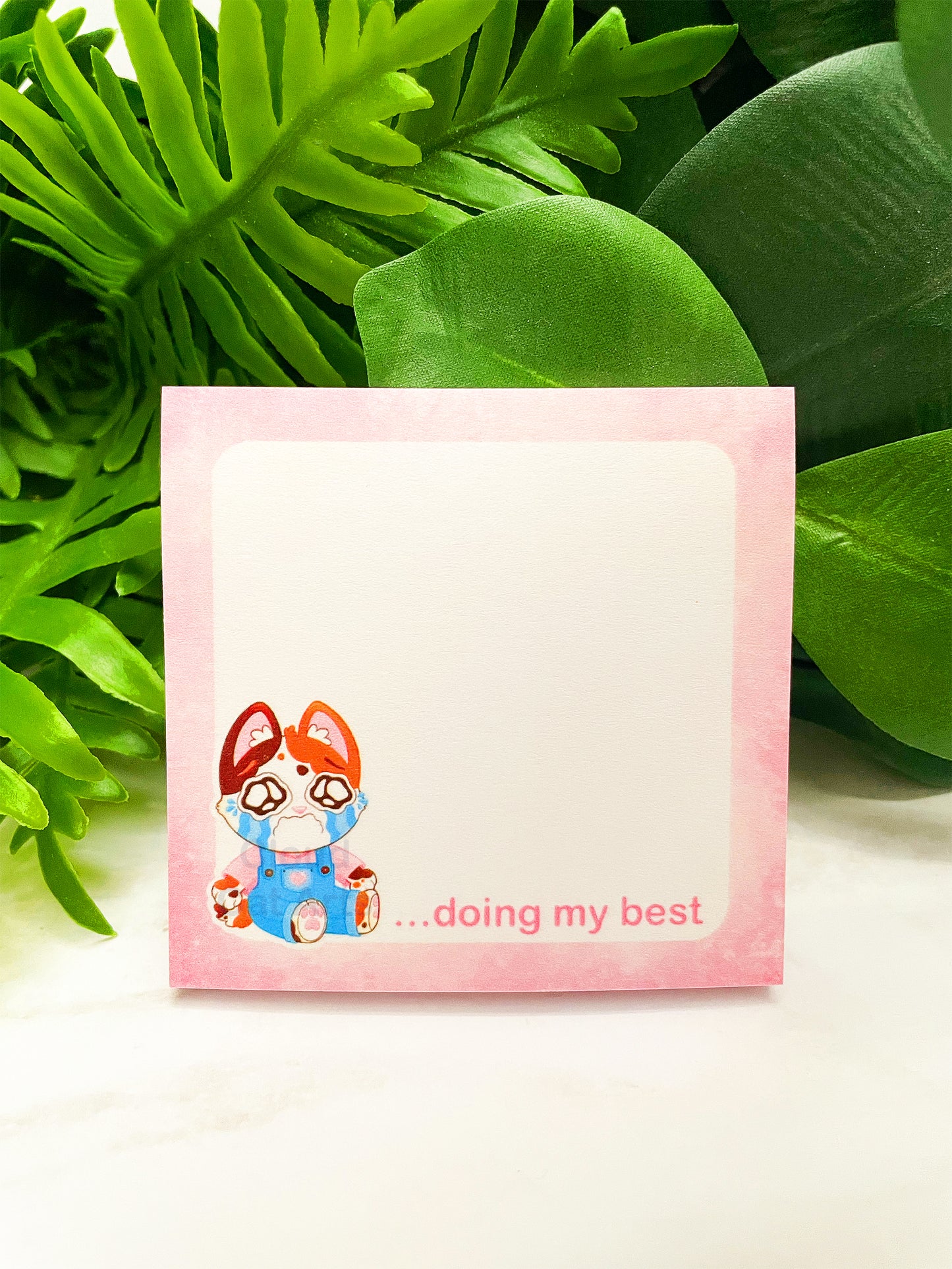 Doing My Best - Funny Office Humor - Sticky notepad