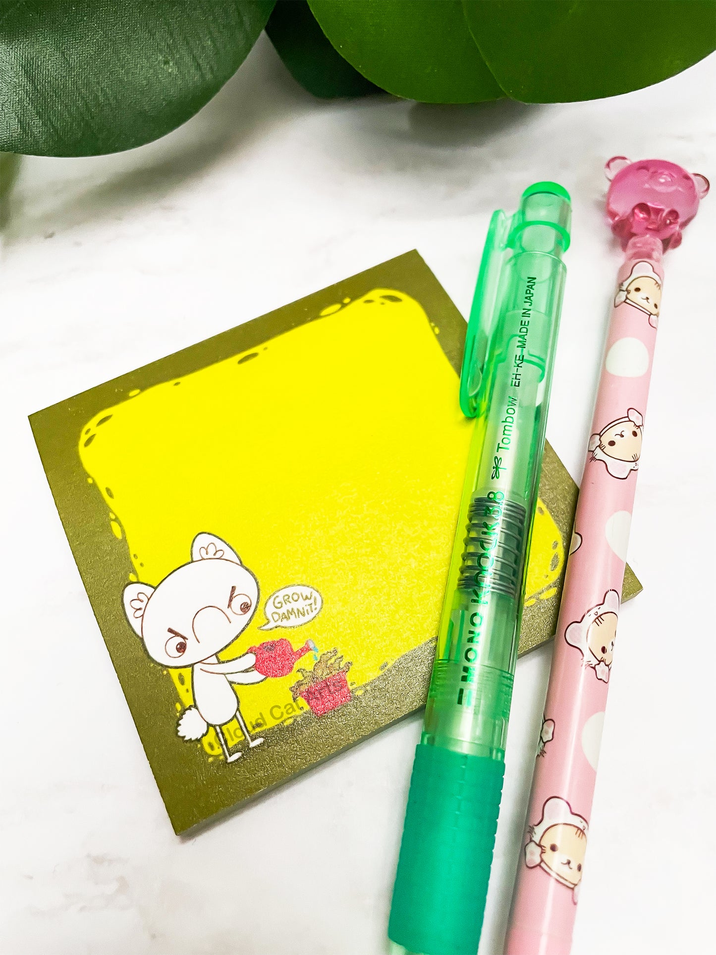 Grow Damnit! - Funny Garden Plant - Sticky Notepad