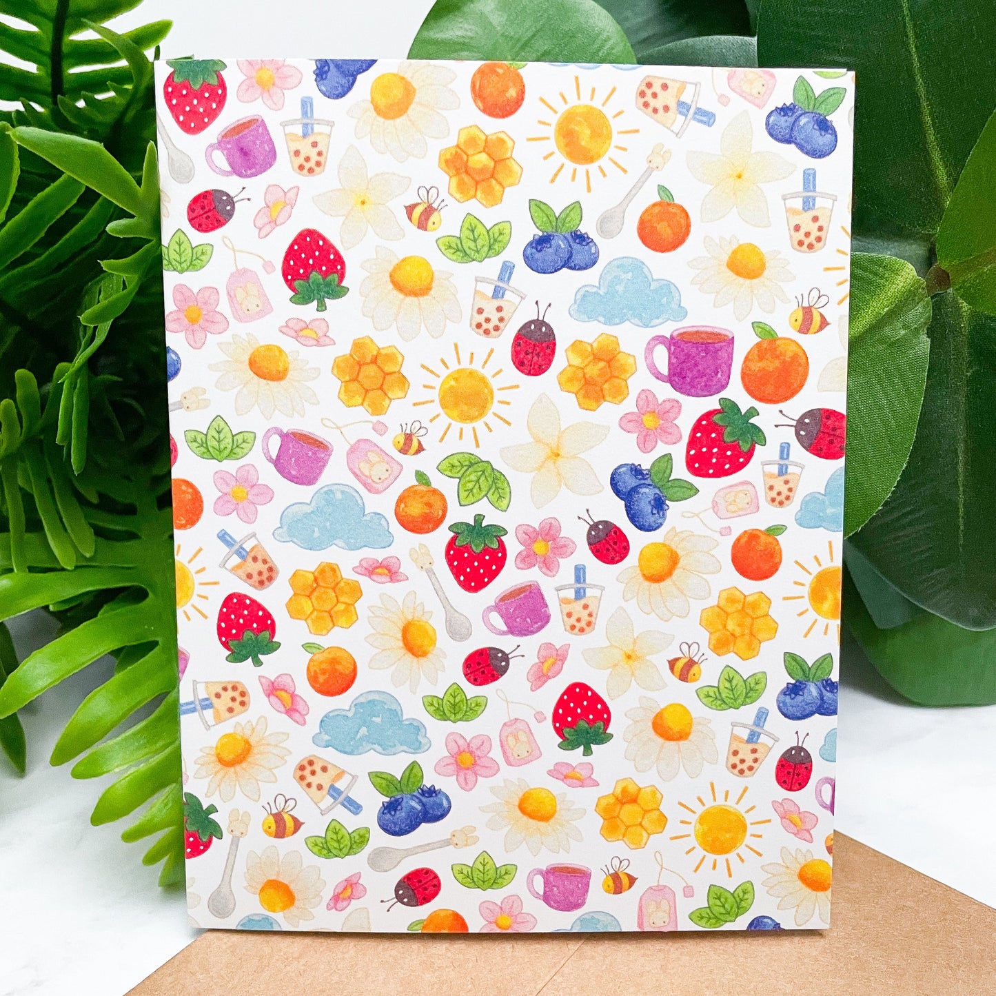 Tea House  - Just Because Greeting Card