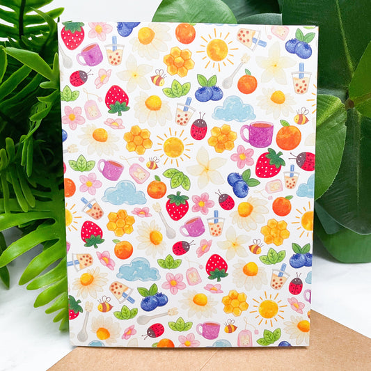 Tea House  - Just Because Greeting Card