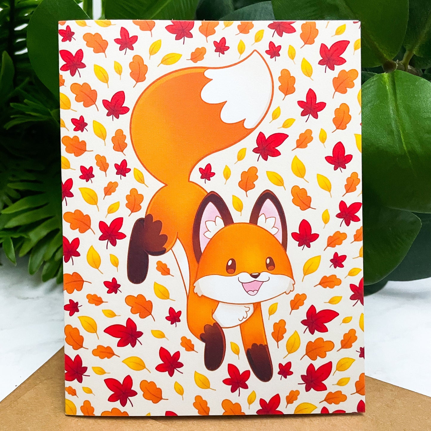 Always Fallin' For You - Cute Fall Fox Greeting Card
