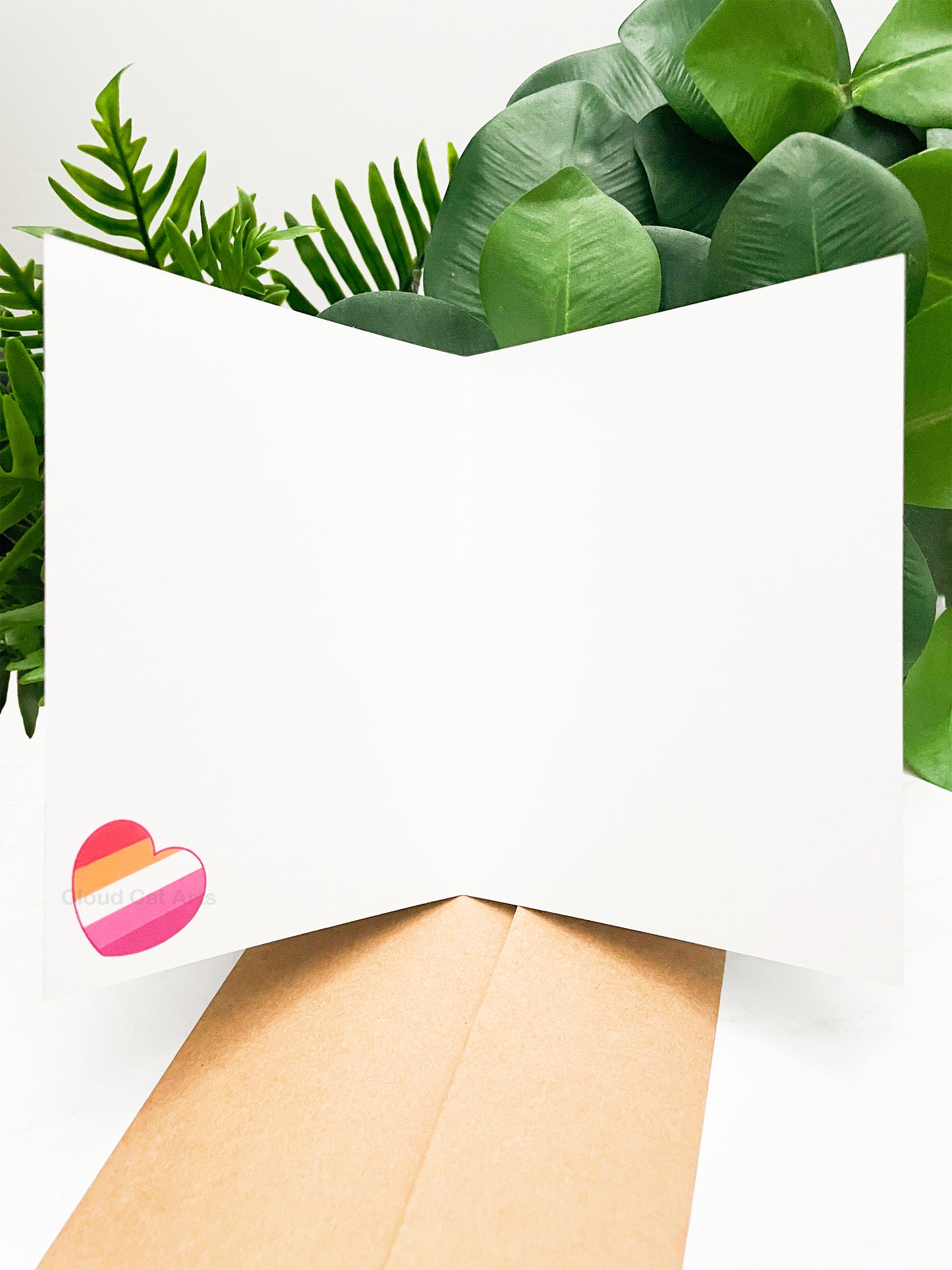 LGBT Pride (Lesbian) - Be Brave - Encouragement Greeting Card