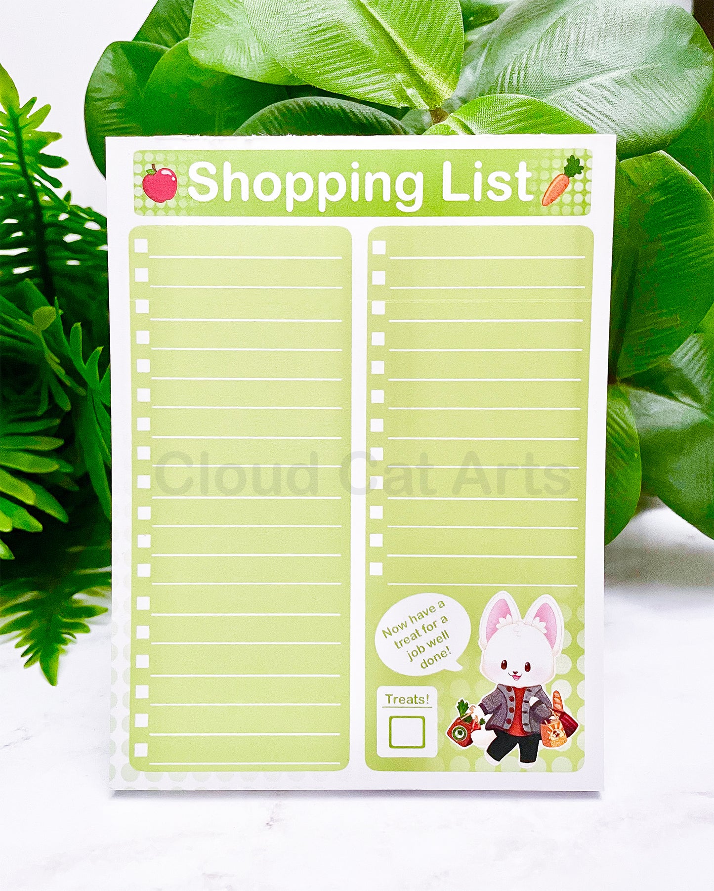 Let's Go Shopping! - Grocery List - Lined Notepad