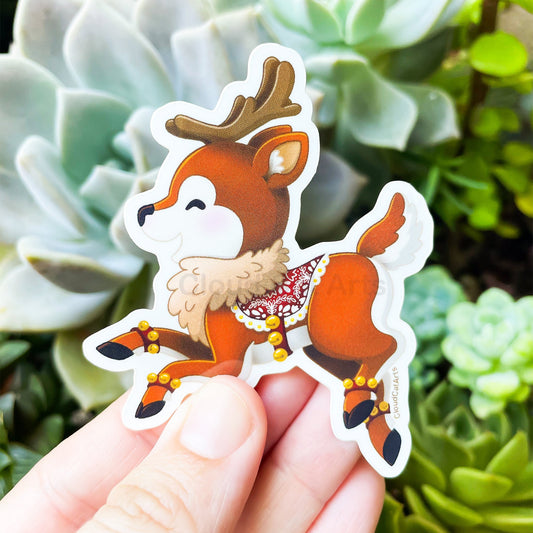 Lil' Reindeer - Christmas Animal - Vinyl Sticker