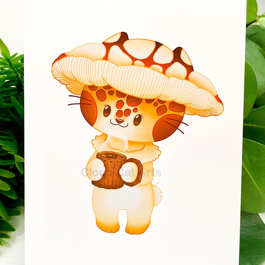 Mashiru's Morning - 5x7/8x10 Art Print - Handmade