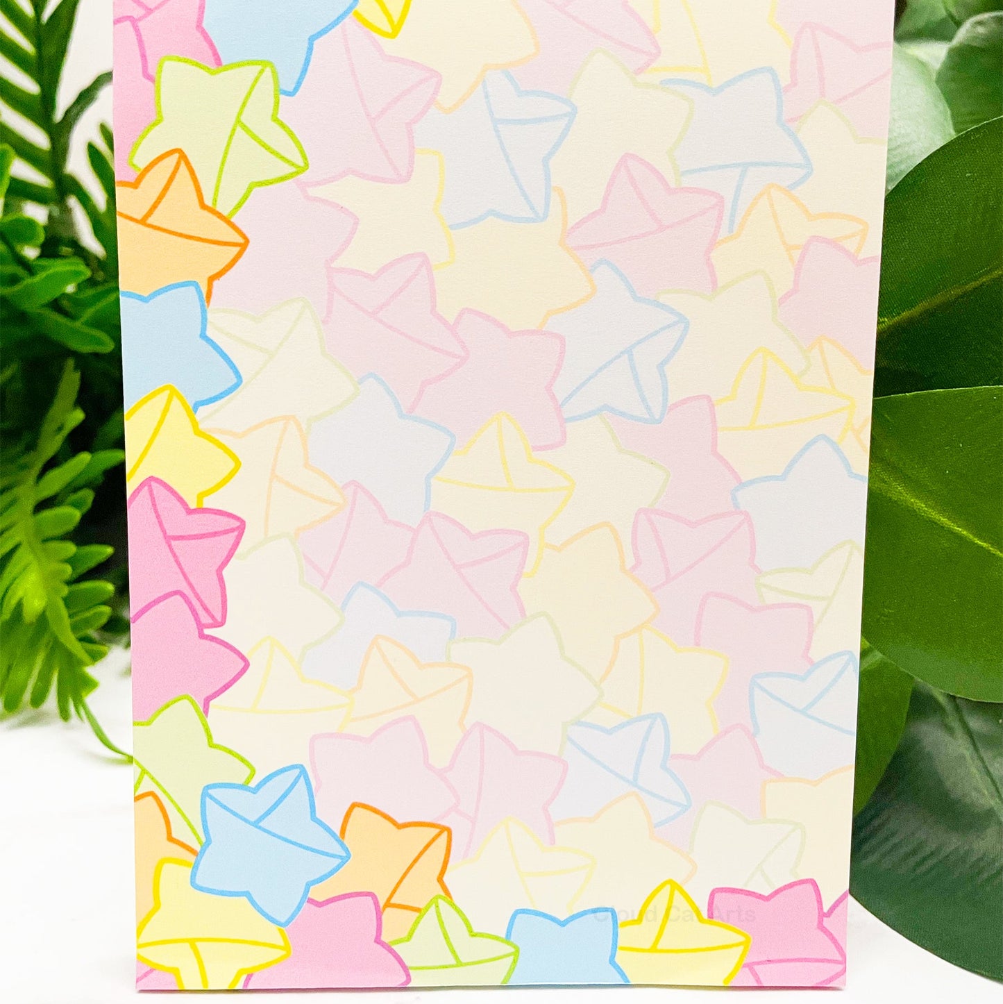 Paper Stars - Rainbow Nostalgia - Notepad