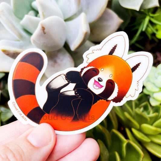 Red Panda Peets - Cute Animal - Vinyl Sticker