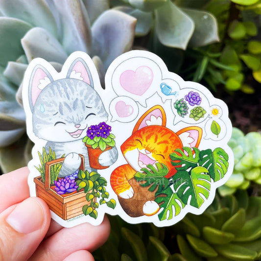 Special Interest - Plant Cats - ASD - Vinyl Sticker