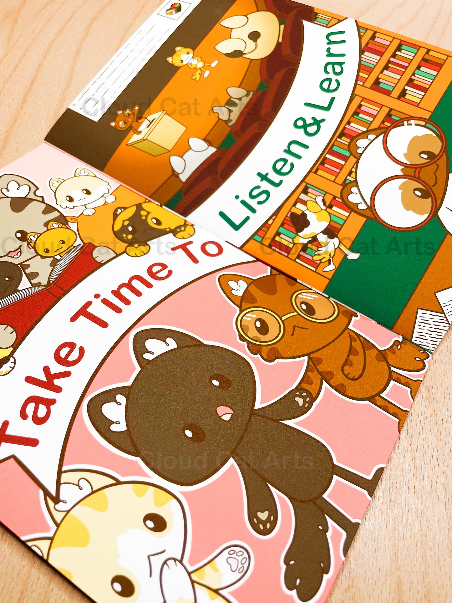 Kitties Against Fascism - Handmade Community Cat Art Zine + Sticker