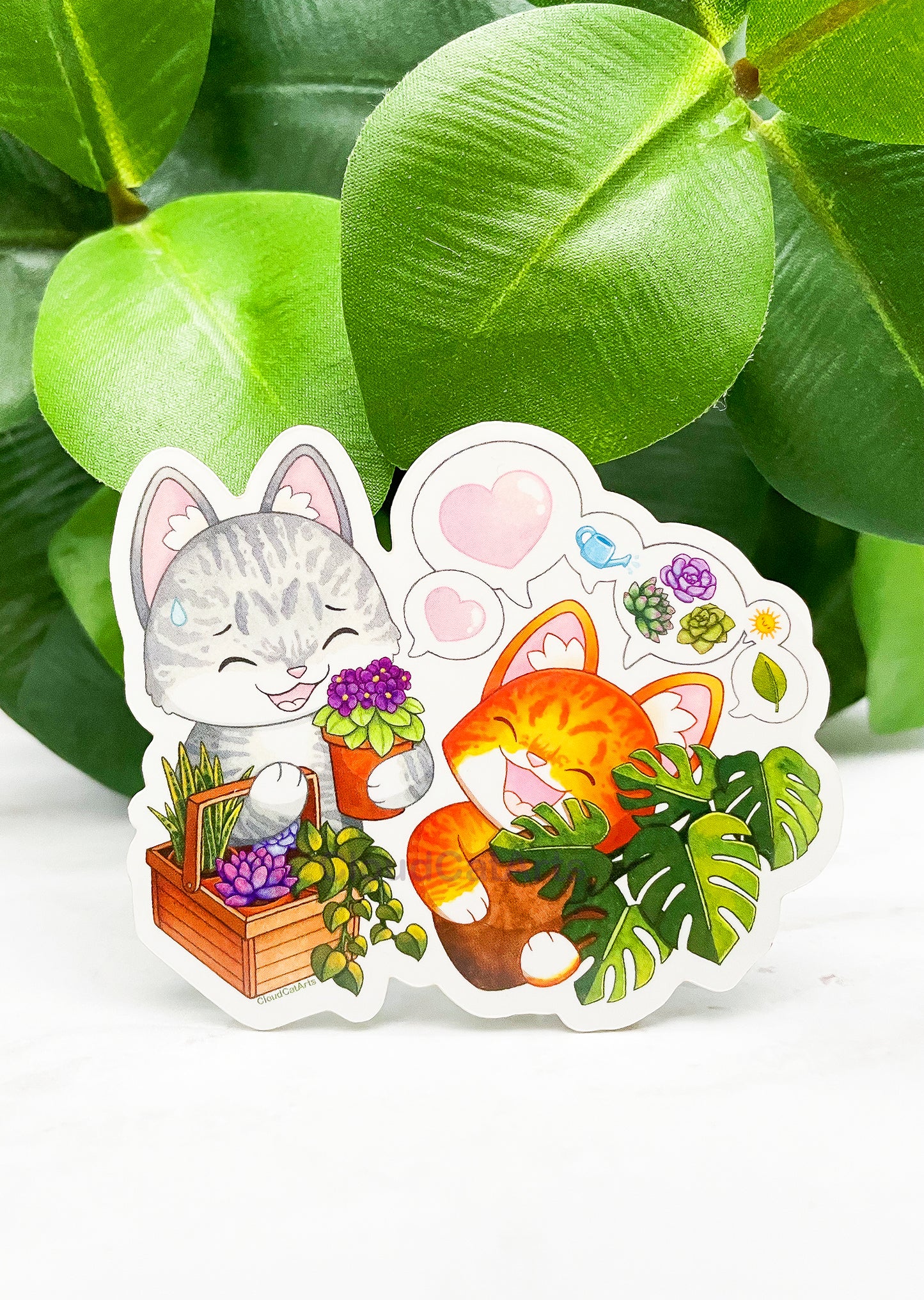 Special Interest - Plant Cats - ASD - Vinyl Sticker