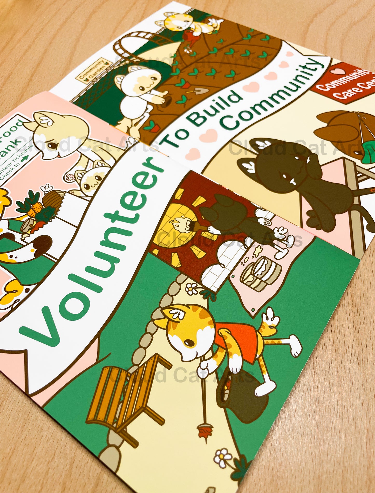 Kitties Against Fascism - Handmade Community Cat Art Zine + Sticker