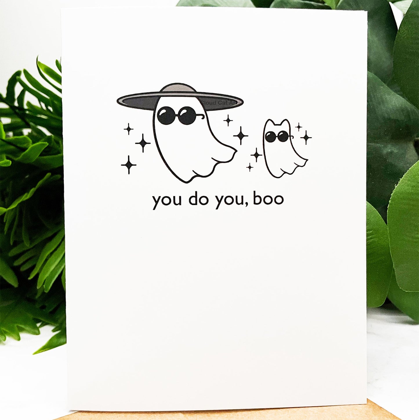 You Do You, Boo - Ghost Encouragement Greeting Card