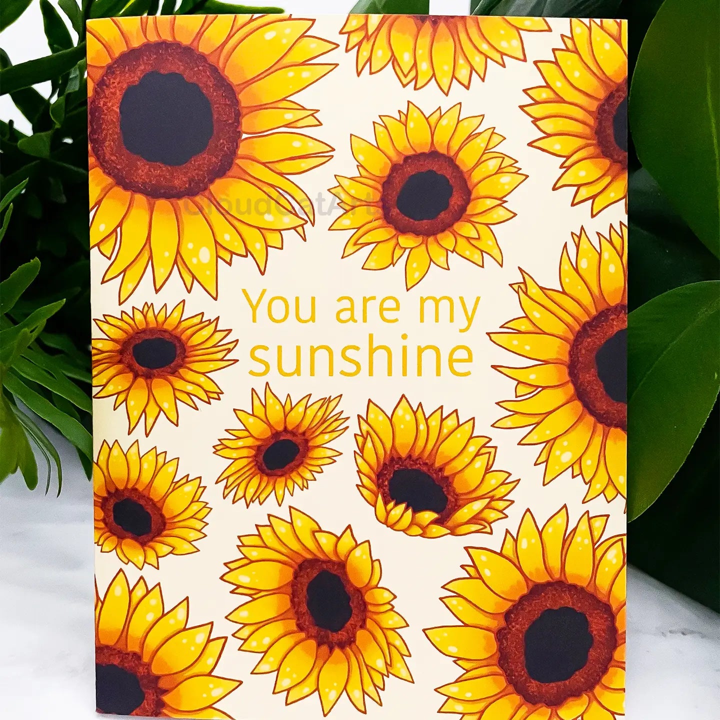 Sunflower Sunshine - Couple Greeting Card