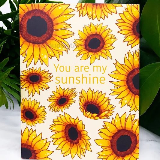 Sunflower Sunshine - Couple Greeting Card
