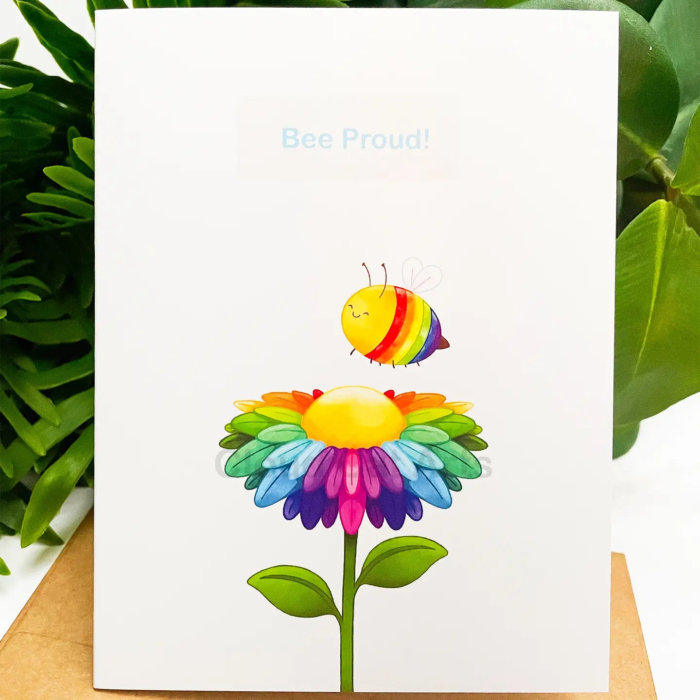 Bee Proud - LGBT Pride Greeting Card