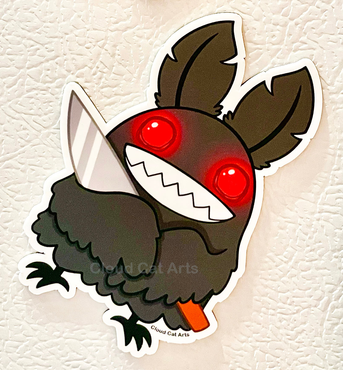 Mothman - Cute Cryptid Magnet