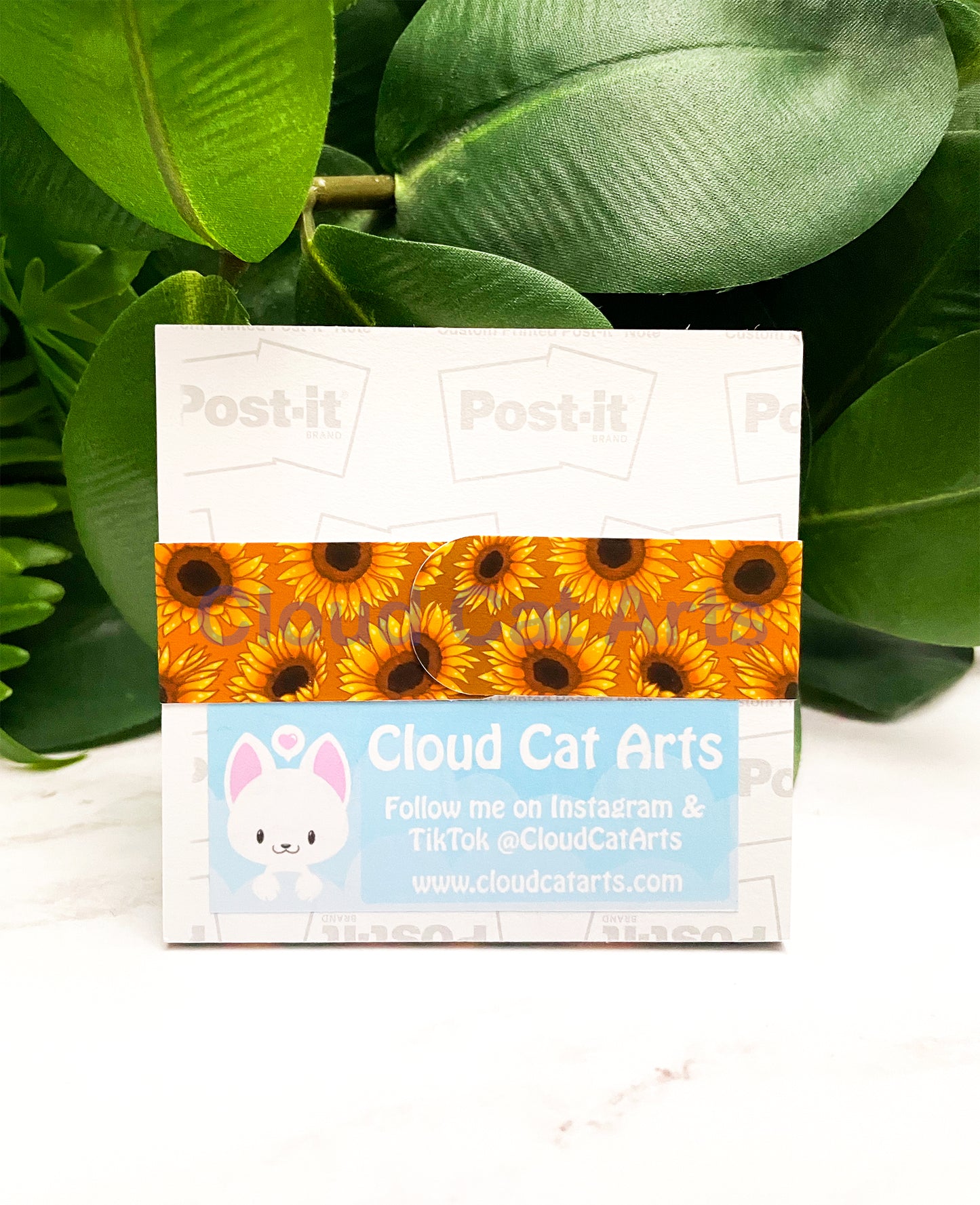 Sunflower Sunshine - Garden Plant - Sticky Notepad