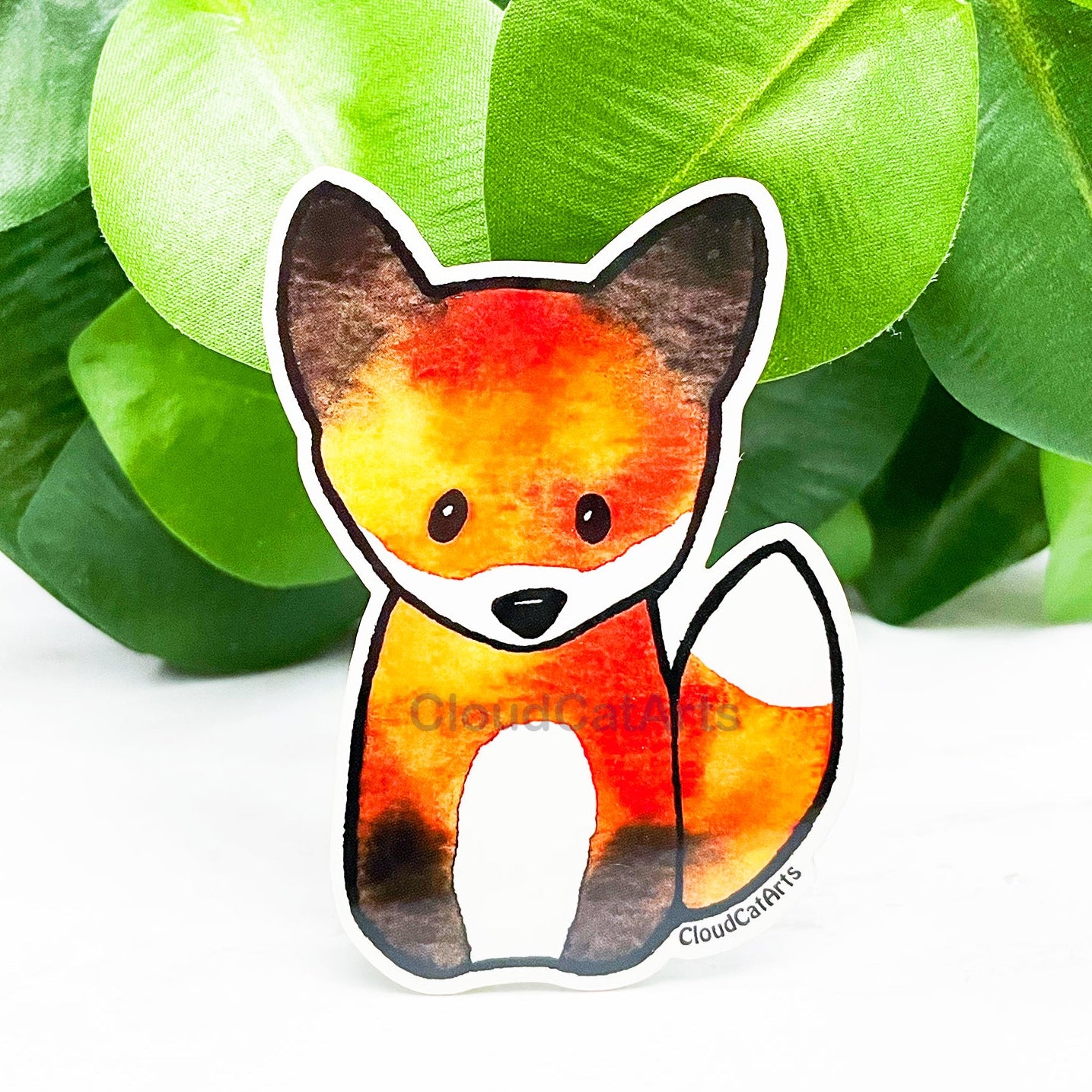 Lil' Fox - Cute Fall Animal - Vinyl Sticker