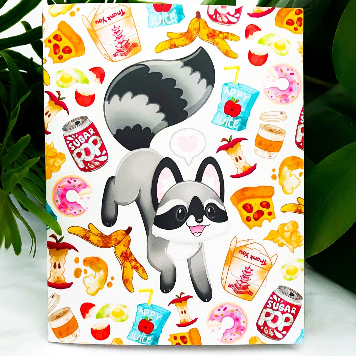 You're The Raccoon To My Trash - Funny Friendship / Couple Greeting Card